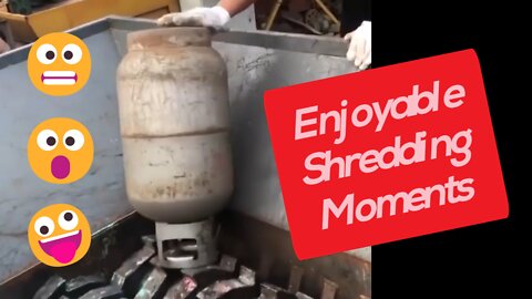 Enjoyable Shredding Moments - Watch Shredder Destroy Metal