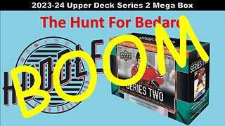BOOM Hitting A Bedard 2023-24 Upper Deck Series 2 Hockey Mega Box. Cool Inserts