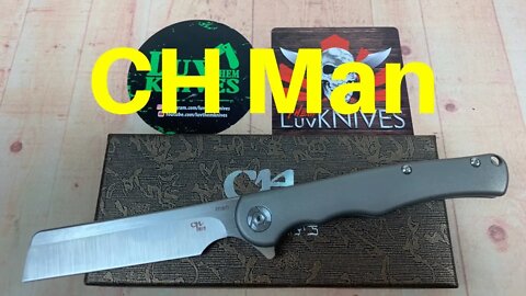 CH Man titanium frame lock knife Disassembly included