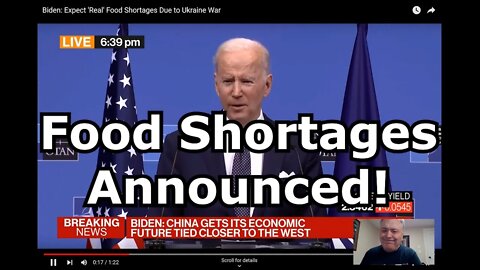 Biden Announces That Nation Wide Food Shortages Are Coming!