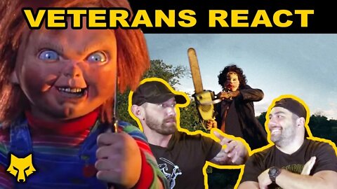 Veterans React to Horror Movies 🧸🔪