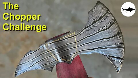 Forging a damascus axe for the chopper challenge
