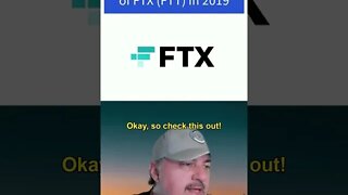 $1,000 of FTX in 2019 😮 What would it be worth today? #ftxtoken