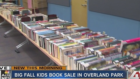 The BIG Fall Kids Book Sale in Overland Park is underway