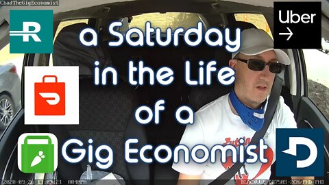 A Saturday in the Life of a Gig Economist | Chad's Ride Along Vlog for Saturday, 9/26/20