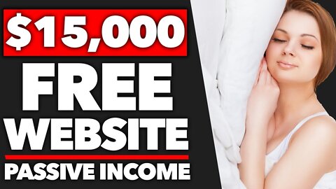 Earn $15,000 With This FREE Website (Passive Income | Make Money Online)