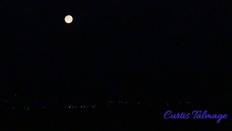 Worm Moon setting. 3/17/2022