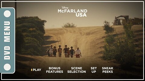 McFarland, USA - DVD Menu