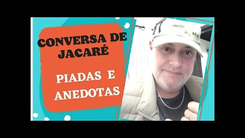 PIADAS E ANEDOTAS + CONVERSA DE JACARÉ - #shorts