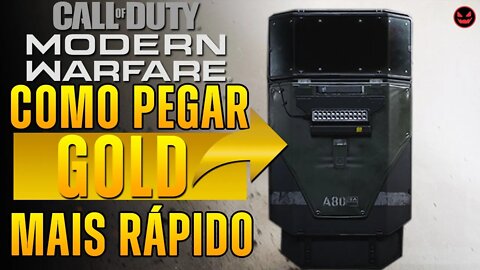 Como pegar OURO no ESCUDO e FACA Rápido - Call of Duty Modern Warfare