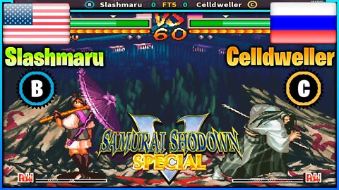 Samurai Shodown V Special (Slashmaru Vs. Celldweller) [U.S.A Vs. Russia]