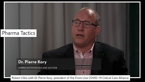 Robert Cibis with Dr Pierre Kory, president of the Front Line COVID-19 Critical Care Alliance