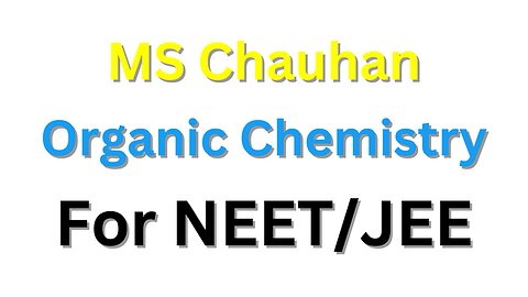 MS Chauhan Organic Chemistry For NEET Solutions #sorts #viralvideo