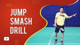 Jump Smash Drill featuring Coach Efendi Wijaya #badminton