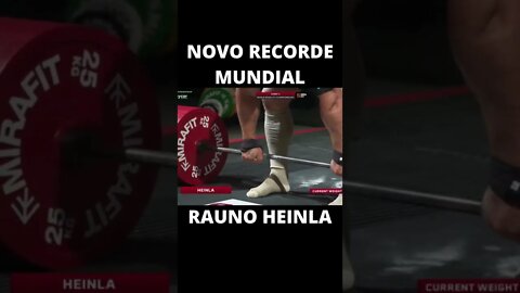 NOVO RECORDE MUNDIAL MASTER DE DEADLIFT - 476KG #Shorts