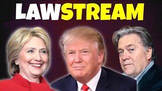 LawStream | Hillary Clinton Talk Trump | DOJ Appeals Special Master | Bannon Going to Jail.