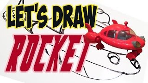 Drawing Rocket from The Little Einsteins! (Basic shapes and lines)