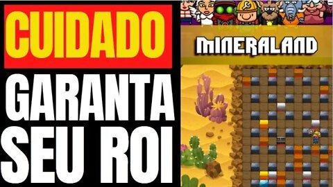 MINERALAND SAQUE MLAND COM ALERTA E PROBLEMA NAS CASAS