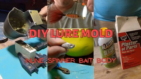 Inline Spinner Bait - Lead Mold