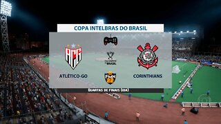 Copa Do Brasil 2022 - Atlético go x Corinthians | Quartas finais (Ida) | FIFA 22 SIMULAÇÃO