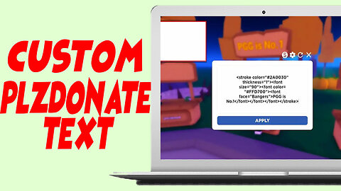 How to Get Custom Text in Pls Donate