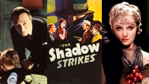 THE SHADOW STRIKES (1937) Rod La Rocque, Agnes Anderson | Crime, Film-Noir, Mystery | COLORIZED