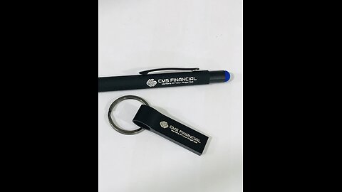 Laser marking on metal usb and pen