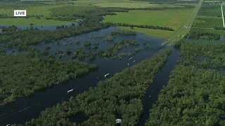 Myakka River flooded after Hurricane Ian
