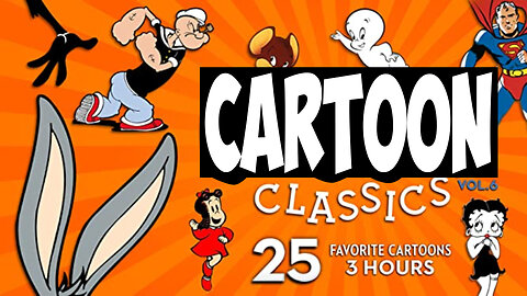 3 Hours of Classic Cartoons v.6 | Casper, Bugs Bunny, Popeye, and More!