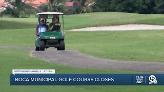 Boca Raton Municipal Golf Course closes