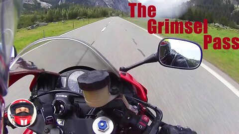 Honda CBR600rr on the Grimsel Pass, part 2.