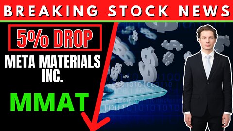 MMAT Stock What Happened? Metamaterials | INVESTOR ALERT Meta Materials Inc $MMAT MMAT STOCK
