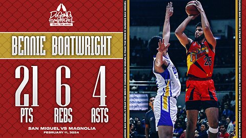 Bennie Boatwright Highlights [San Miguel vs Magnolia Finals G5 | Feb. 11, 2024]