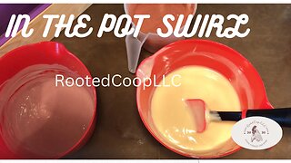 In The Pot Swirl! Making Cold Process Soap