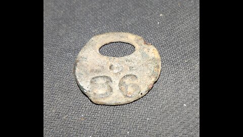 Coal Miners Tag and old Bullet found Metal Detecting Madisonville Ky
