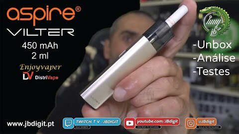 [PT] Aspire Vilter - 450 mAh 2ml - Será que a Aspire conseguiu mais uma vez?