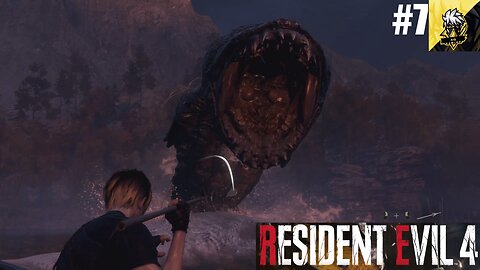 "Resident Evil 4 Remake Part #8 - Epic Leon Boss Fight vs. Lake Monster!