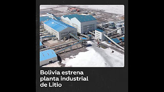 El presidente Arce inaugura la primera planta industrial de producción de litio en el Salar de Uyuni