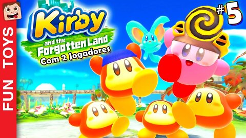 Kirby and the Forgotten Land #5 - Liberamos NOVOS PODERES. Abrimos o prédio para receber presentes!