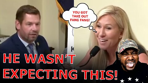 Marjorie Taylor Greene CONFRONTS Eric Swalwell On Clapping Chinese Spy Cheeks During House Hearing!