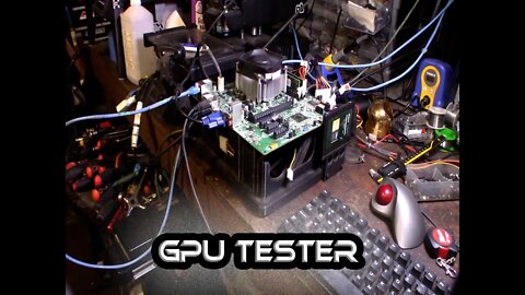 3D printed GPU tester for crypto miners, stress testing and bios mod