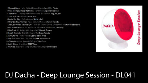 DJ Dacha - Deep Lounge Session - DL041 (DJ Mix)
