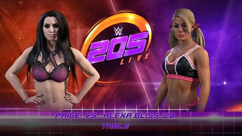 Paige Vs Alexa Bliss Tables Match WWE 2k22