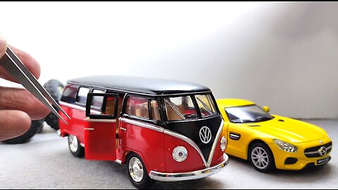 Unboxing REALISTIC ❤️ 1962 Volkswagen Classical Bus | Model Car