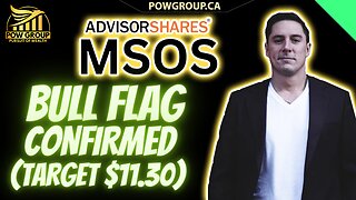 MSOS Targeting $11.30 After Daily Bull Flag Confirmed, MSOS Technical Analysis