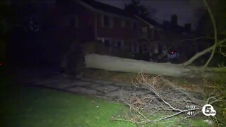 Over 110,000 without power in Northeast Ohio due to high winds, downed power lines, trees