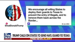 Trump calls on other states send National Guard to Texas.