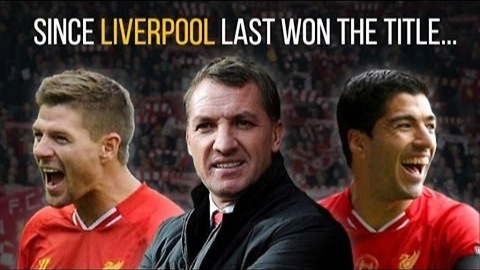 Since Liverpool last won the league title...