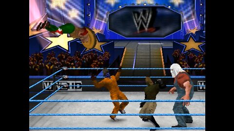 The N!gg3r Jew vs. Cr!m!n!gg3r vs. The Illegal Sp!c vs. The Grand Wizard - Fatal 4 Way Wrestling Match [WWE All Stars PS2 Emulator Gameplay] [WWE All Stars PS2 Emulator Gameplay] (June 8, 2023)