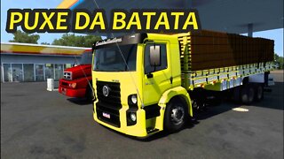 BOB QUALIFICADO / 13 Toneladas de Batata / VW 24-250 /Mapa RBR / ETS2 (1.45) Euro Truck Simulator 2